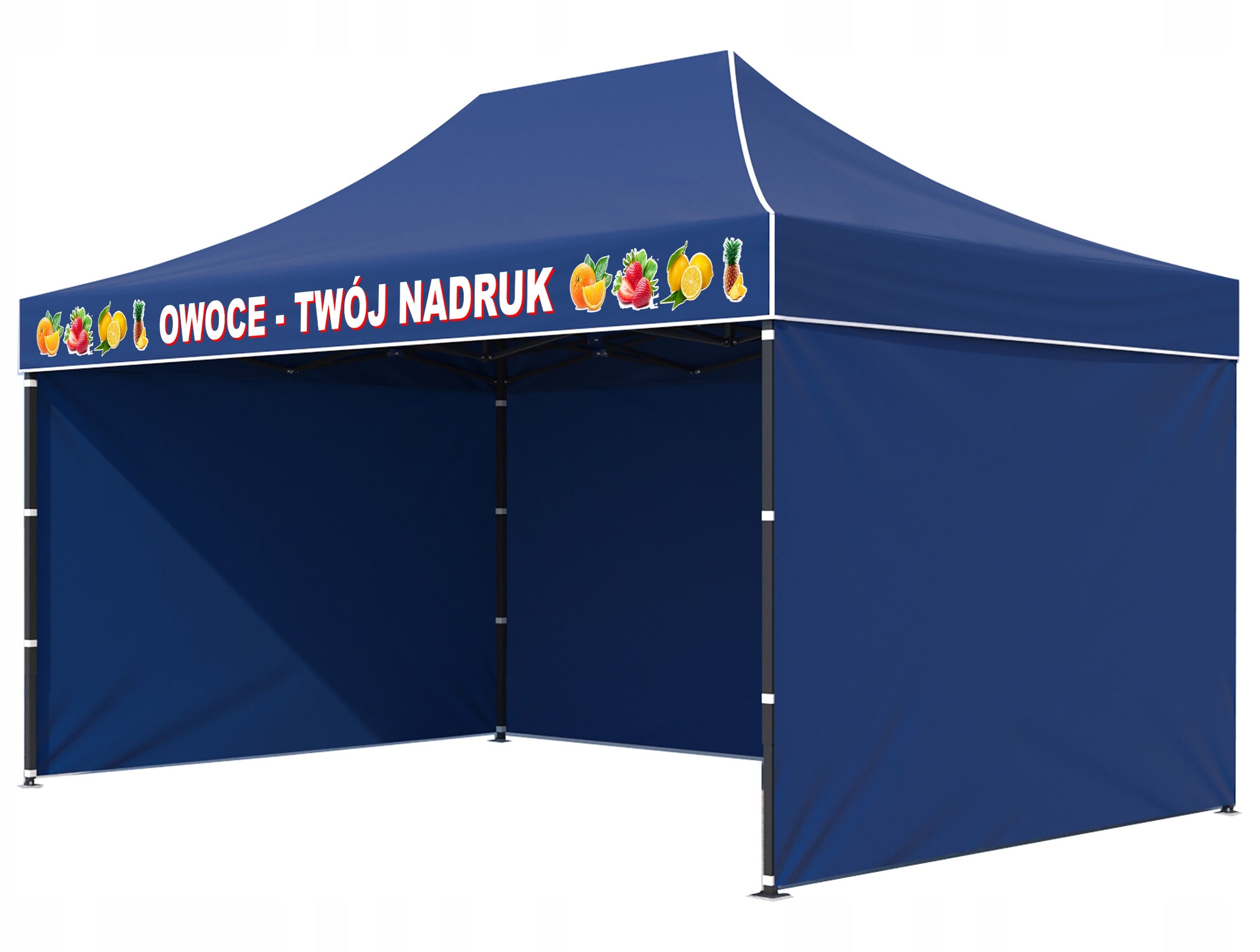 Tent with LOGO Folding Fair Pavilion 3x4,5 with PRINT INSCRIPTION PRINT Manufacturer code Namiot 3x4,5 z nadrukiem