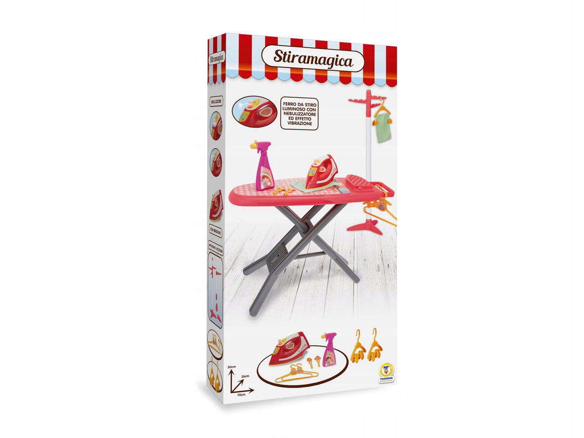 Teorema 63722 Stiramagica Ironing Kit with Accessories, 12x35x69 Minimum kid's age 3