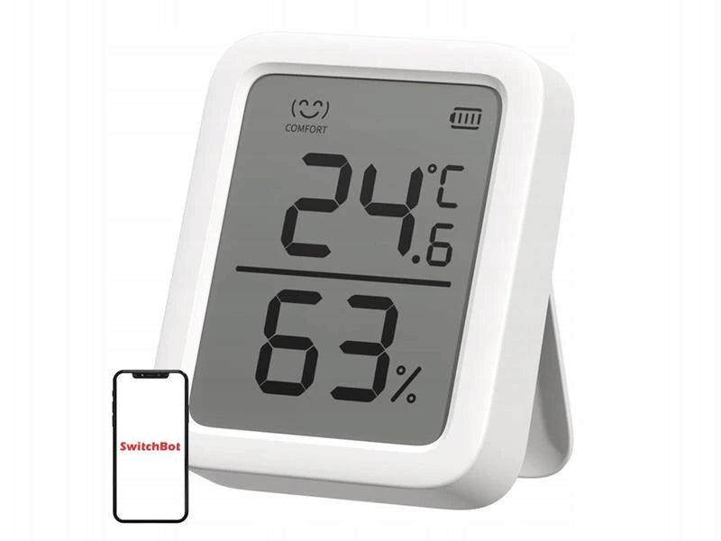 Teploměr a vlhkoměr Switchbot, přenosný, bílý