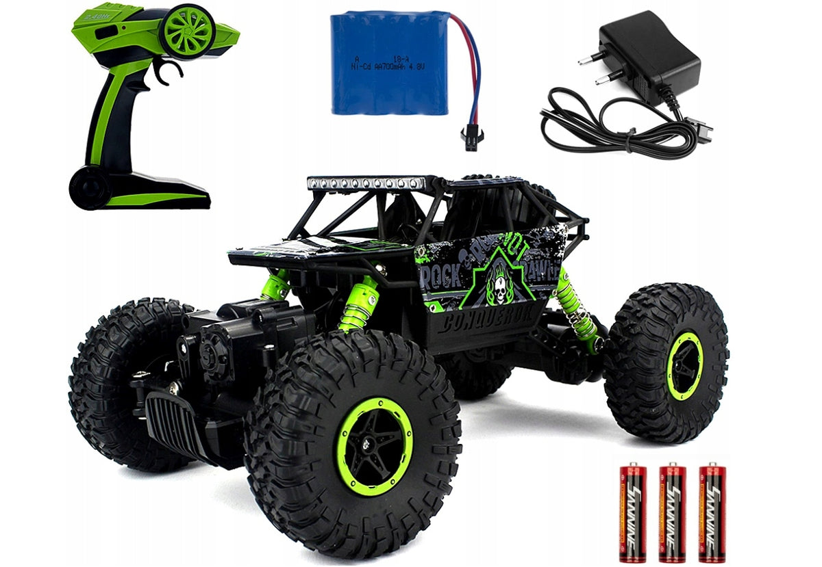 Terénní auto na dálkové ovládání HB 4WD, měřítko 1:18, vícebarevné