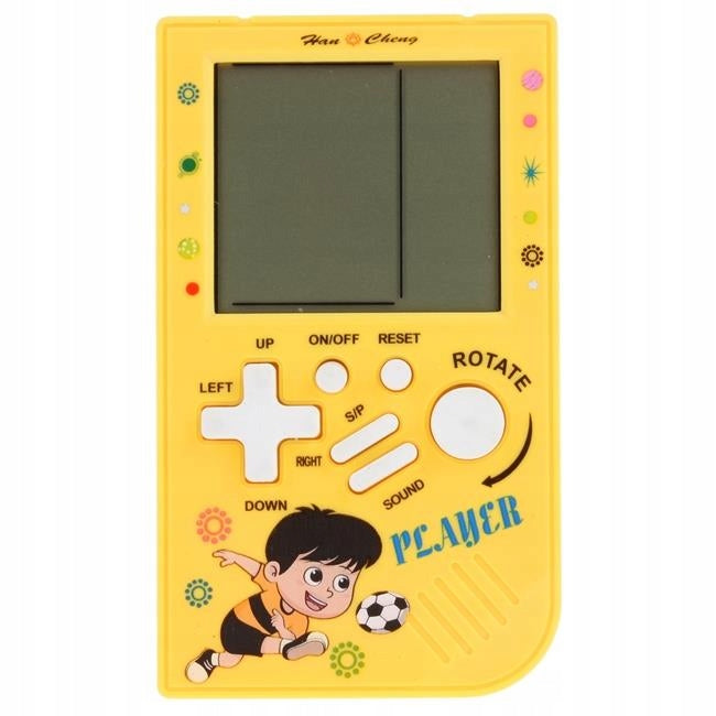 Tertis Console Electronic Travel Arcade Game - Yellow Brand Nobo Kids