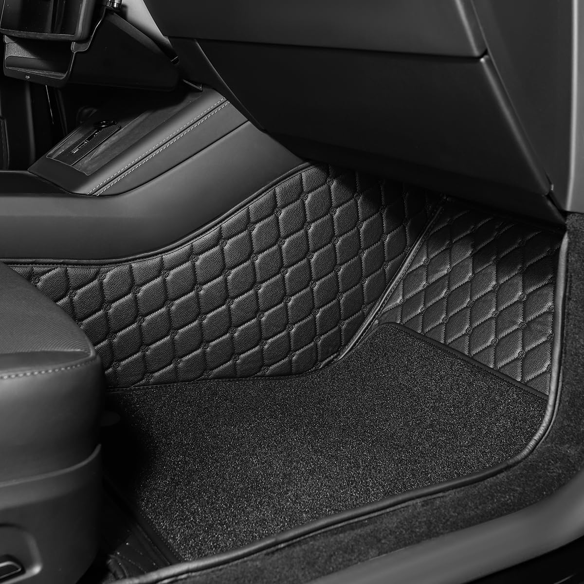 Tesla Rugs Model 3 Highland PU Leather Waterproof Topfit Set Manufacturer's catalog number Topfit-046