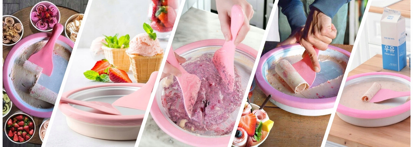 Thai Ice Cream Machine Gift Set for Kids Do It Yourself + Recipes Packaging status original