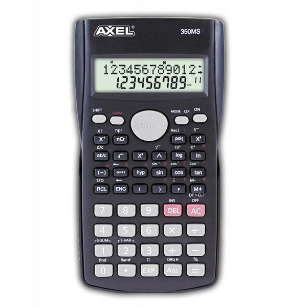 The scientific calculator Axel. AX-350MS Manufacturer code 298227