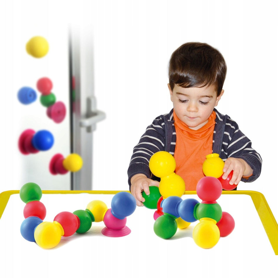 Thera Bolly - Balls with suction cups for play 28 pcs.