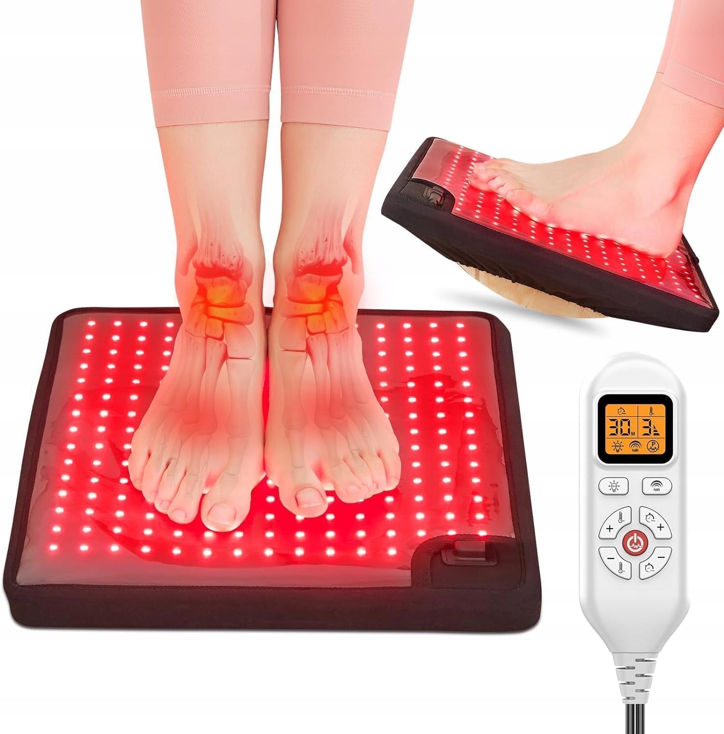 Therapeutic lamp Infrared therapy for pain Jobyna footrest