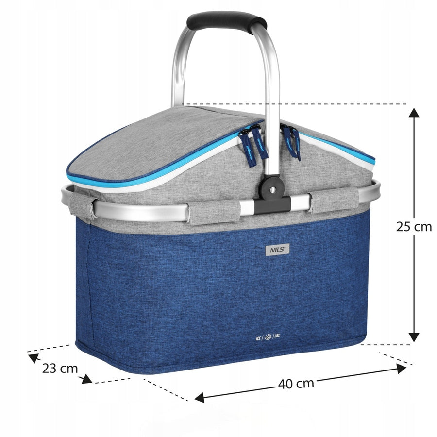 Thermal Beach Bag Insulated For Food Tourist Refrigerator 35 L NILS Brand Nils