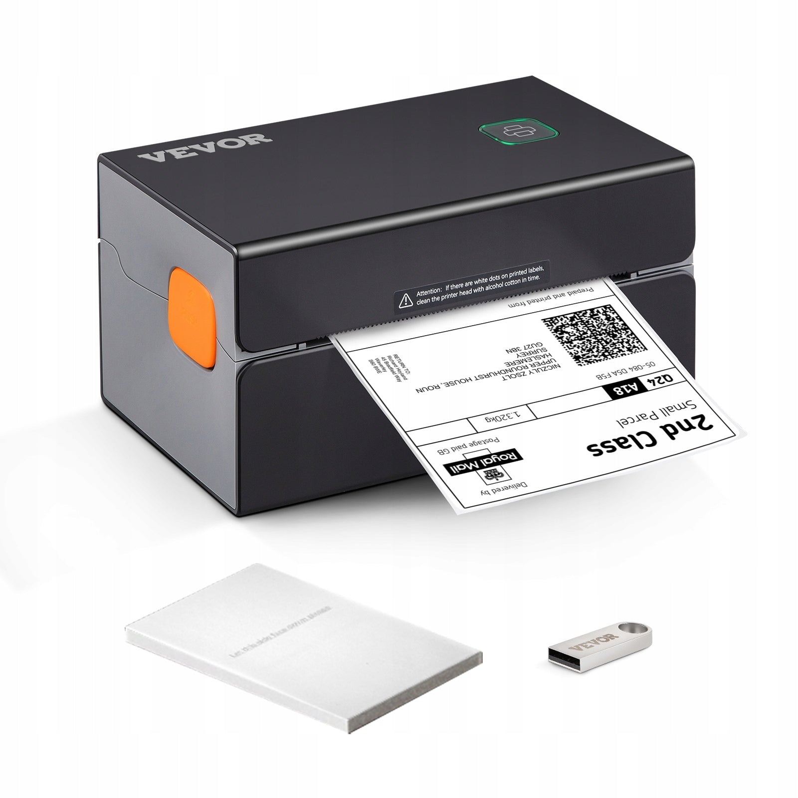 Thermal Label Printer 300DPI 4x6 Bluetooth Automatic Recognition Black EAN (GTIN) 840281547593