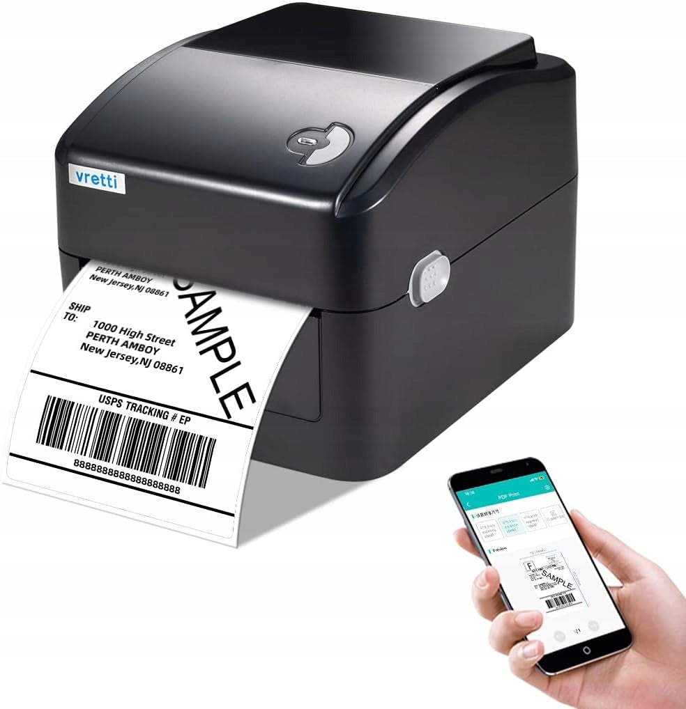 Thermal Label Printer 4x6 Vretti USB Windows / iOS / Android Without Wifi