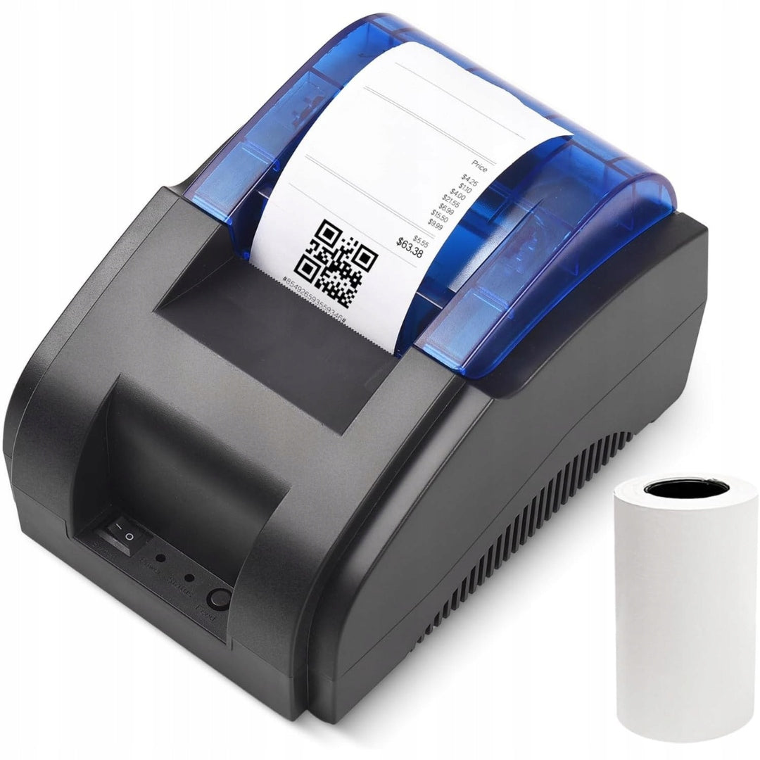 Thermal Receipt Printer 58mm Bluetooth USB Support ESC/POS BLACK QwV