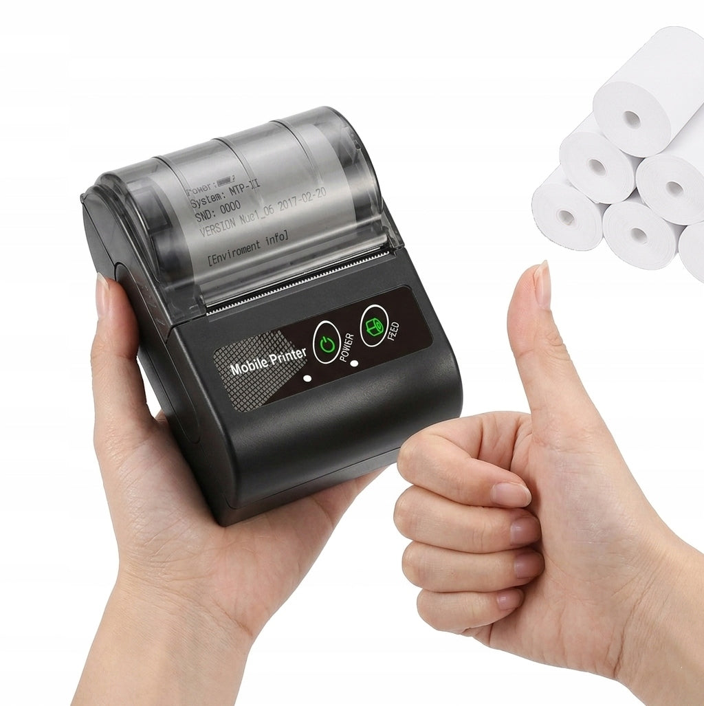 Thermal Receipt Printer 58mm Bluetooth Wireless Mobile For Shop Manufacturer code All-in-OneMart 703