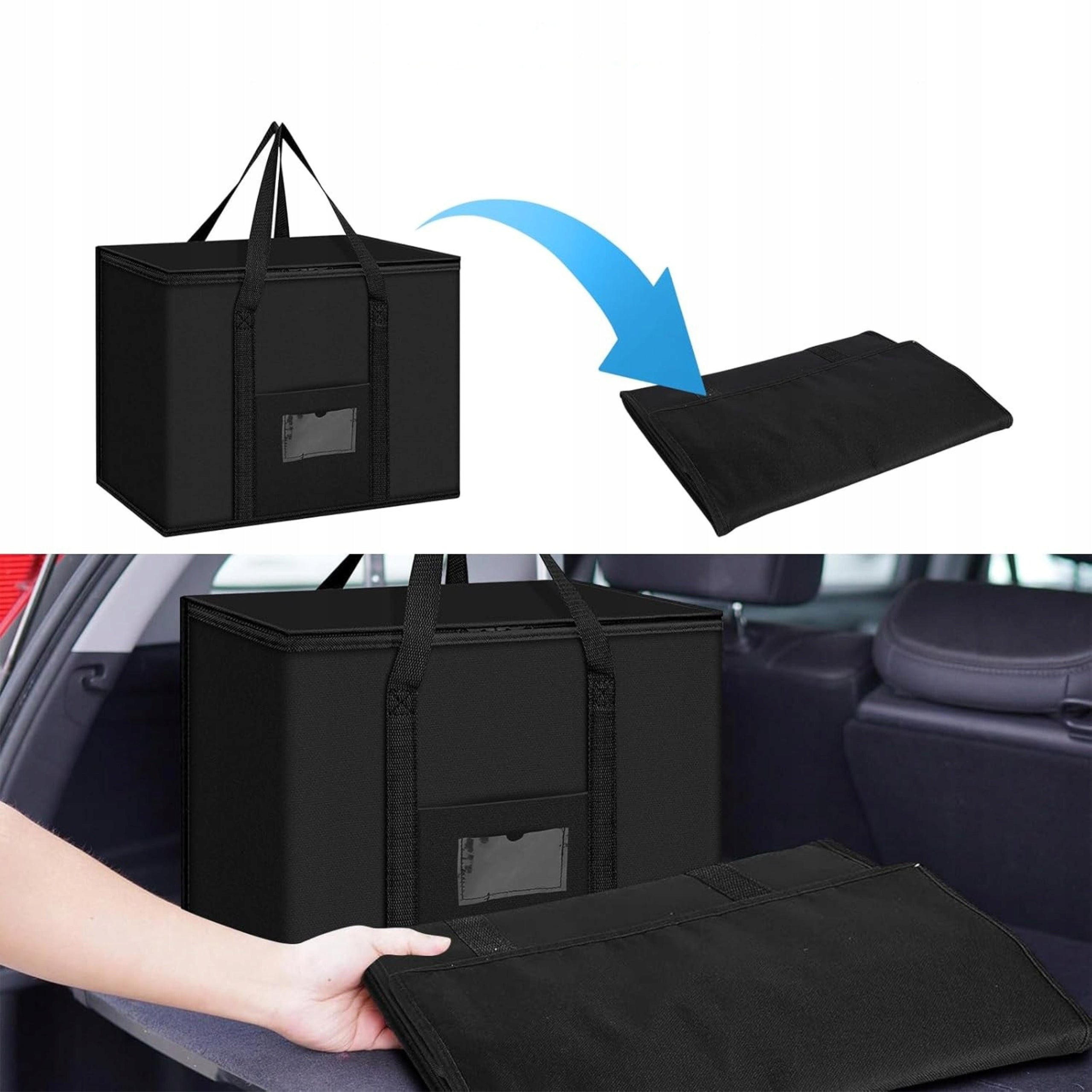 Thermal bag 40 l black 1 compartment Manufacturer code TORBA TERMICZNA DUŻA 40l