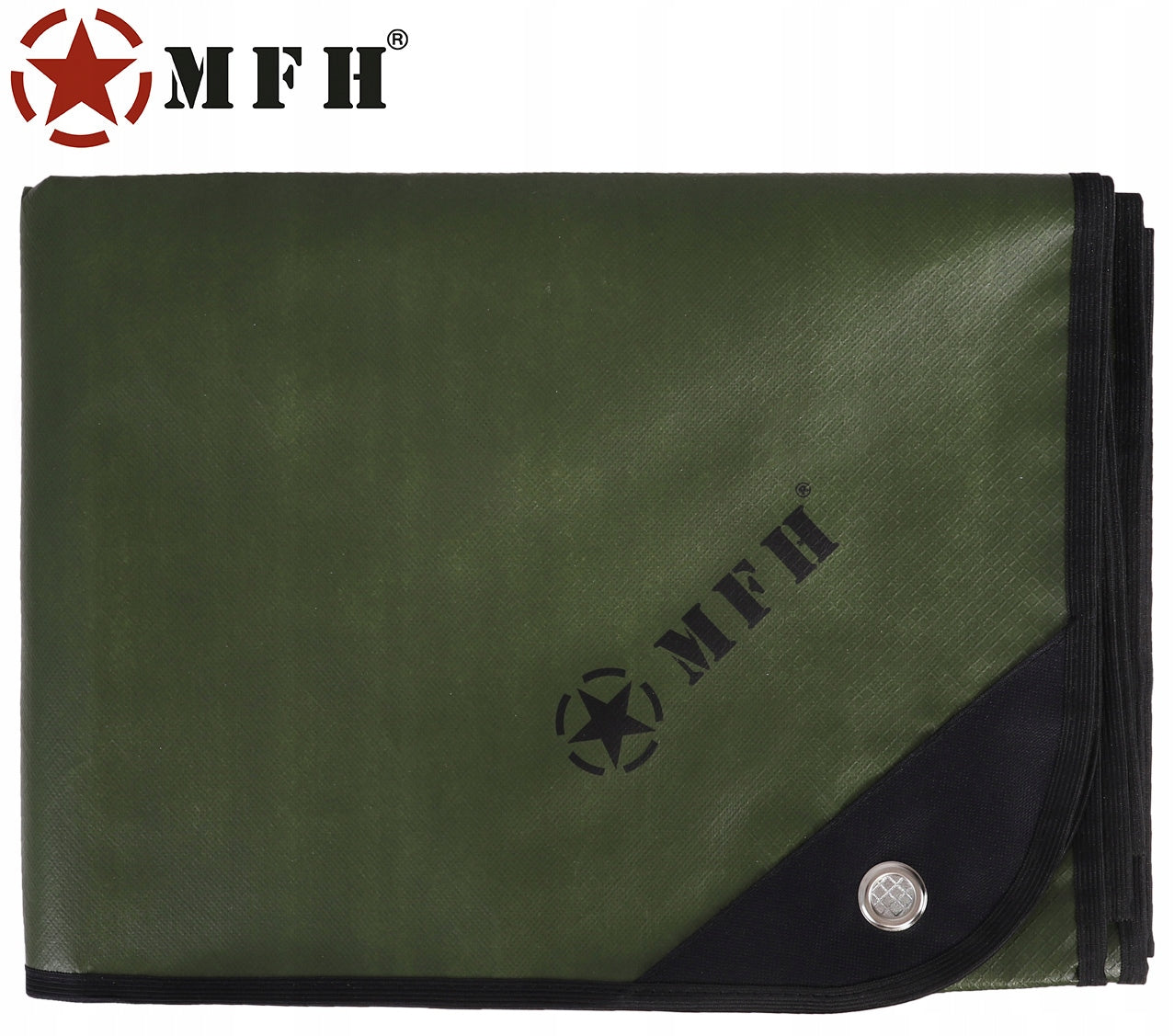 Thermal blanket tent floor MFH Emergency Tarp 210x150 cm Olive Manufacturer code 27132
