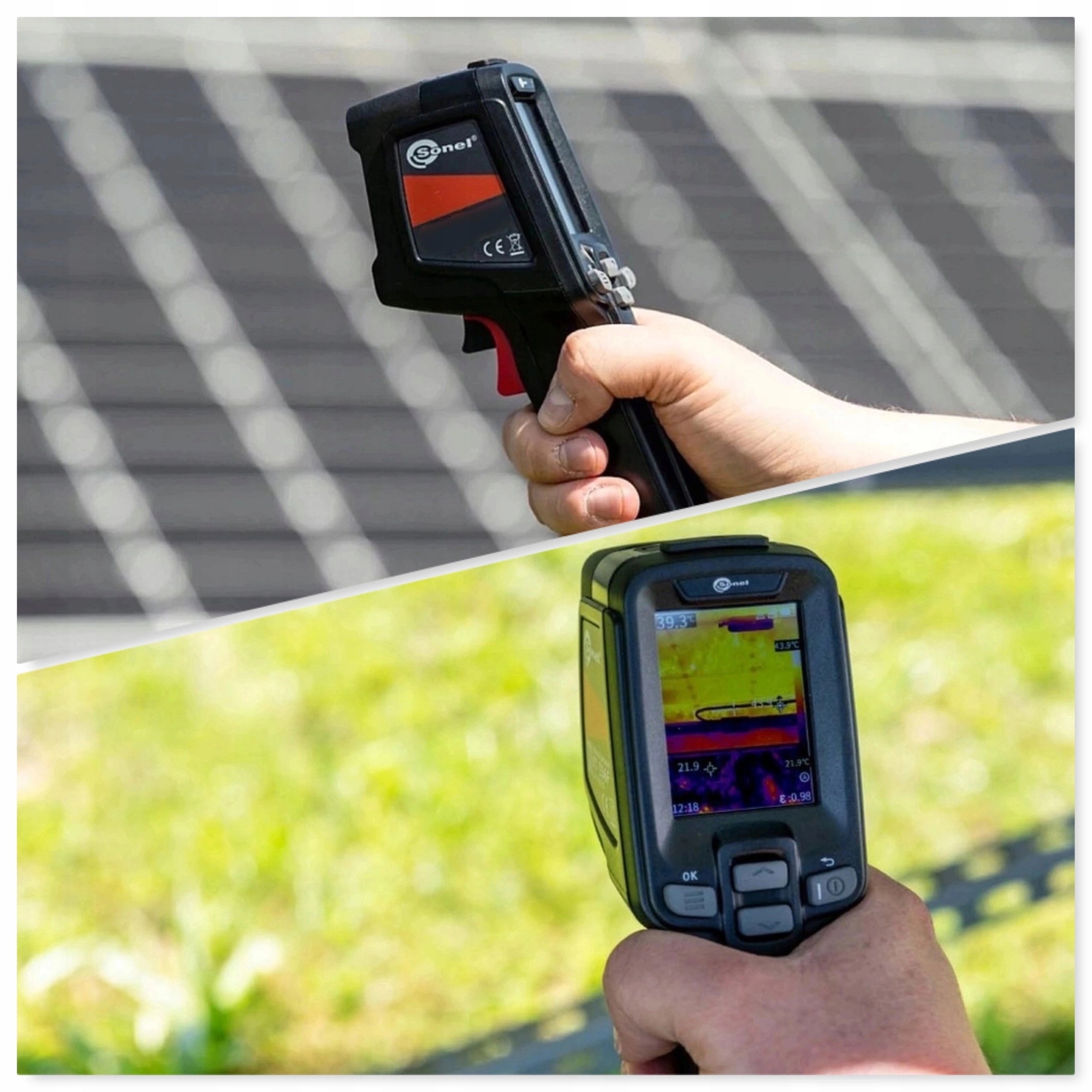 Thermal imaging camera SONEL Autofocus 256 x 192pxLCD 2,4" Very Sensitive Brand Sonel