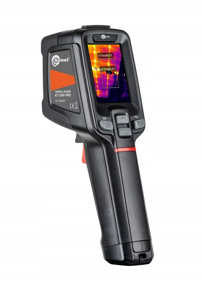 Thermal imaging camera SONEL Autofocus 256 x 192pxLCD 2,4" Very Sensitive Manufacturer code WMGBKT256FPRO