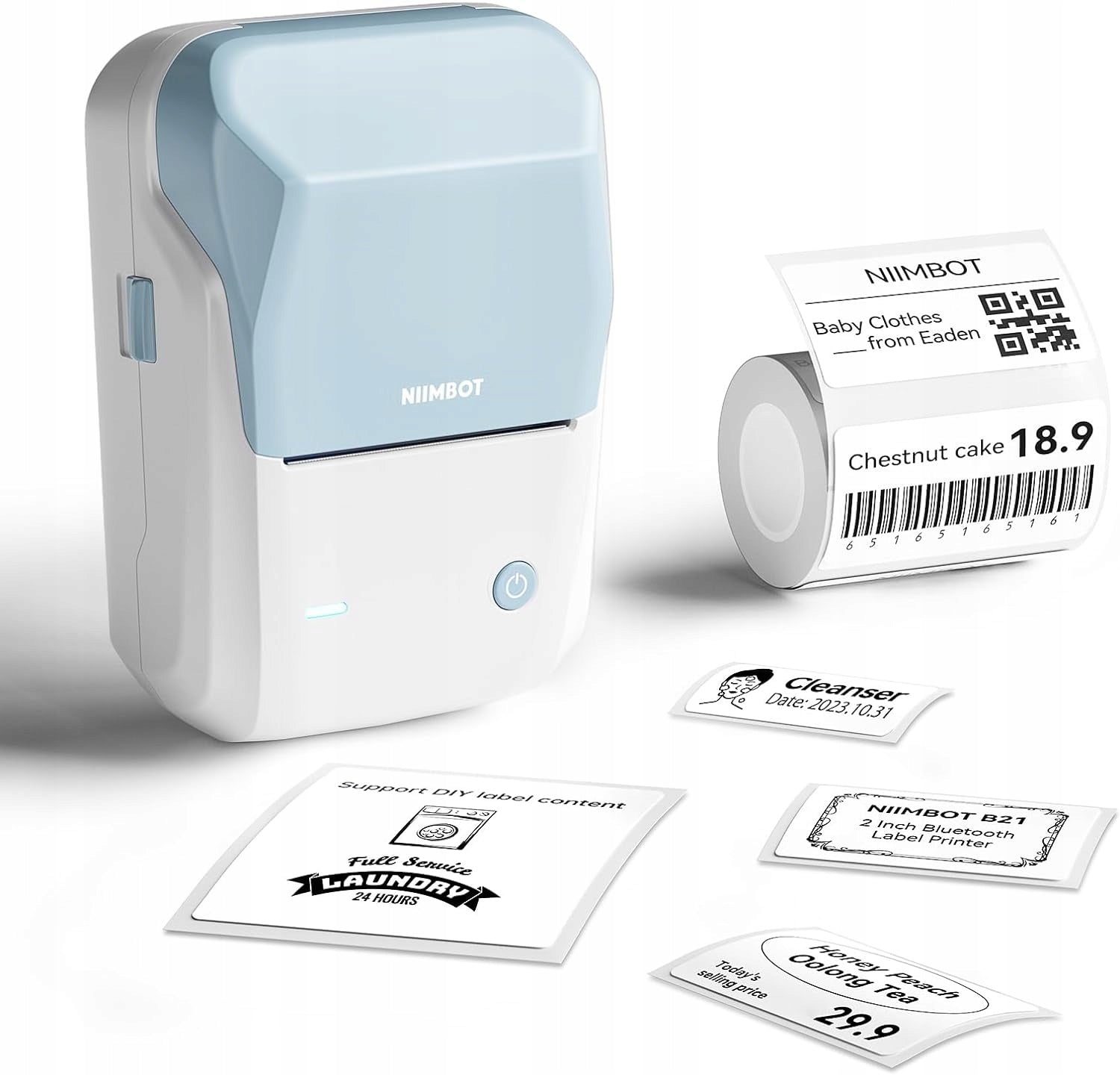 Thermal printer for self-adhesive sticker labels B1 Niimbot application