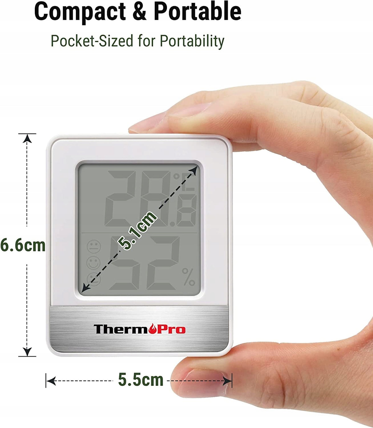 ThermoPro TP49 Temperature sensor. Digital thermometer with hygrometer function Packaging status original