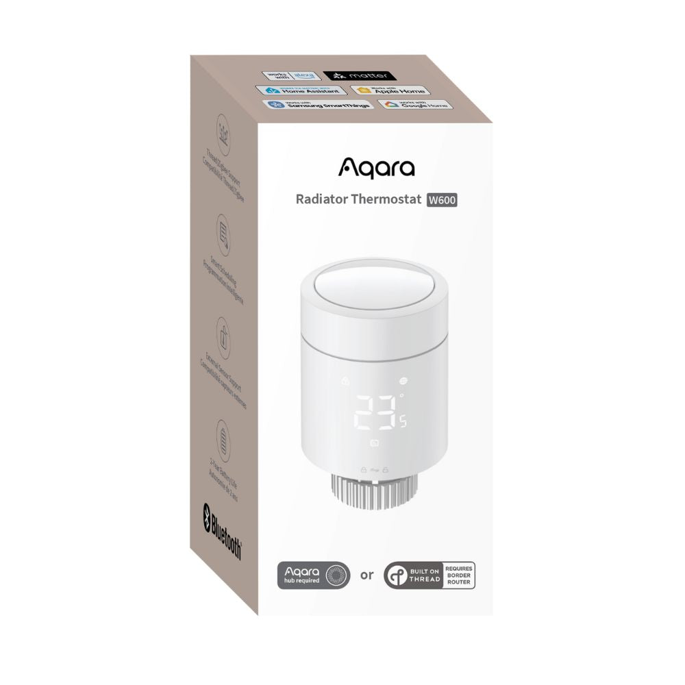 Thermostatic Head Aqara W600 WT-A03D Zigbee Thread Matter Manufacturer code WT-A03D