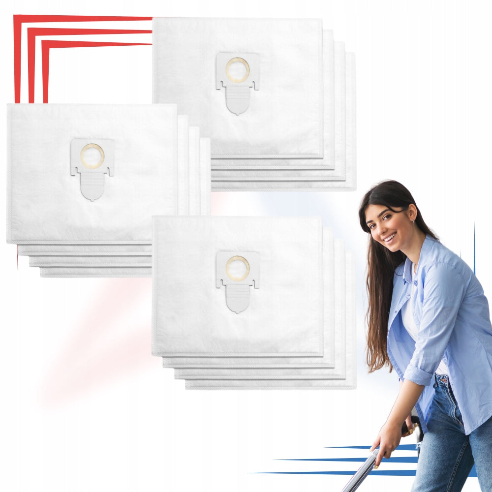 Thomas Aqua + Pet & Family Vacuum Cleaner Bag Set 12pcs For Dust Durable Packaging status original