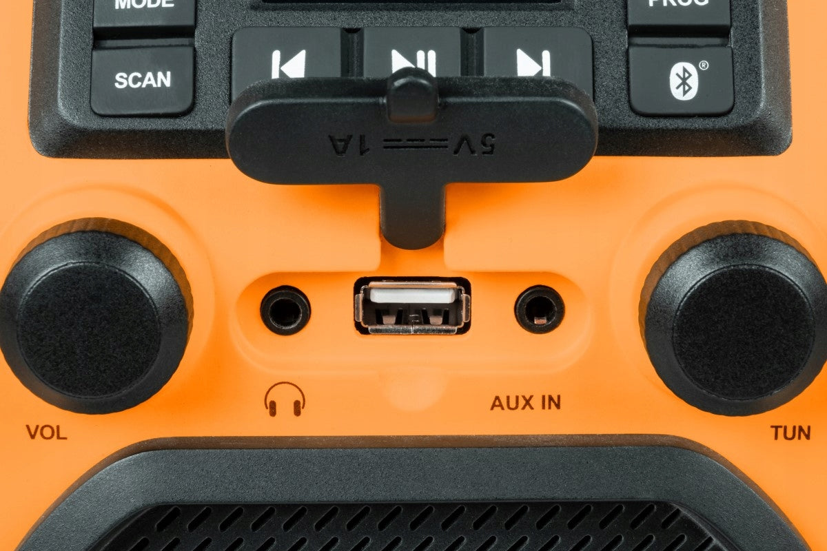 Thomson WKR60BT - FM construction radio with Bluetooth and built-in battery Brand Thomson