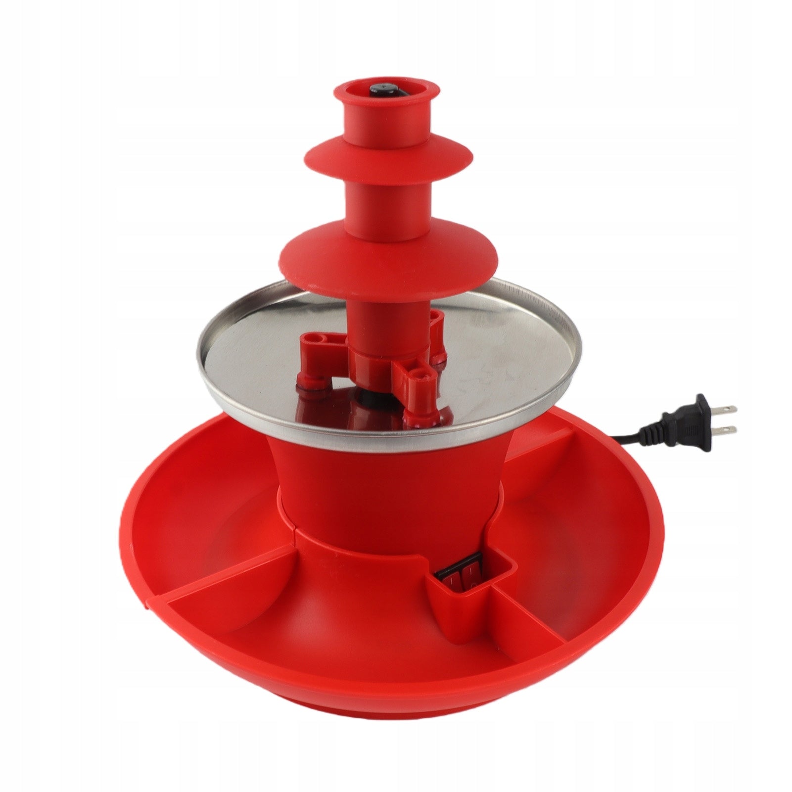 Three Layer Chocolate Sauce Fountain Detachable Mini Fondue with M5 Dominant color multicolor