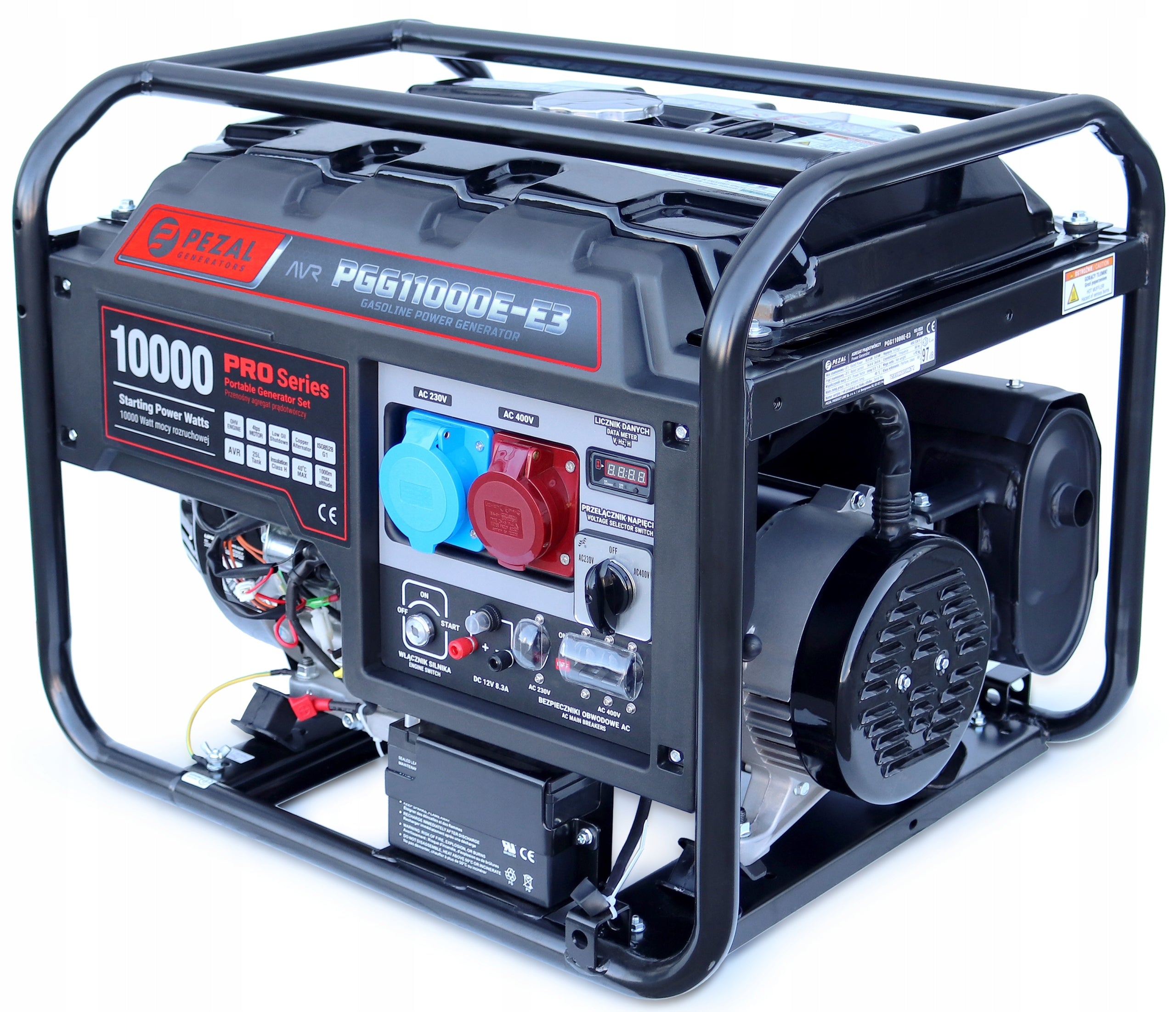 Three-phase variable generator set PEZAL PGG11000E-E3 8,5kW Manufacturer code PGG11000E-E3