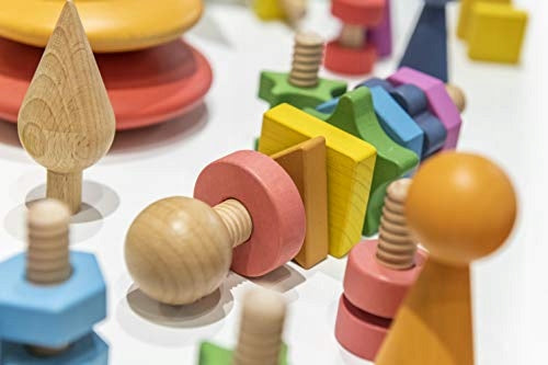 TickiT 74003 Rainbow Wooden Twister-7 Colors Manufacturer code 36035463