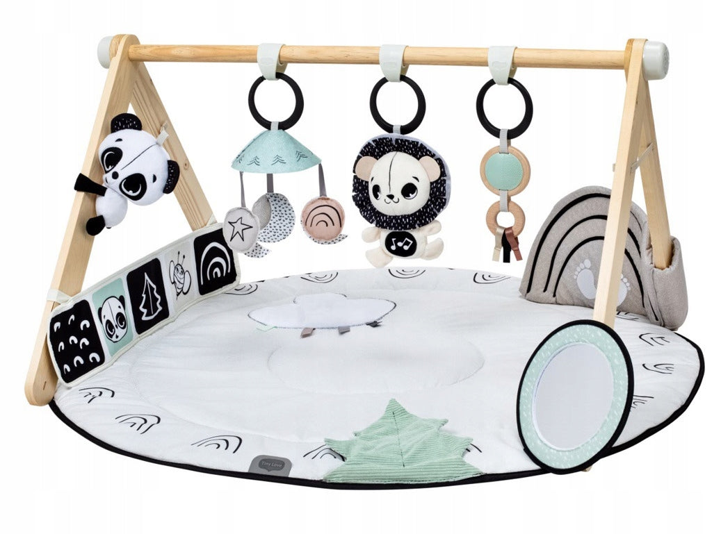 Tiny Love Decor Gymnastics For Bobas Educational Mat Wooden Stand