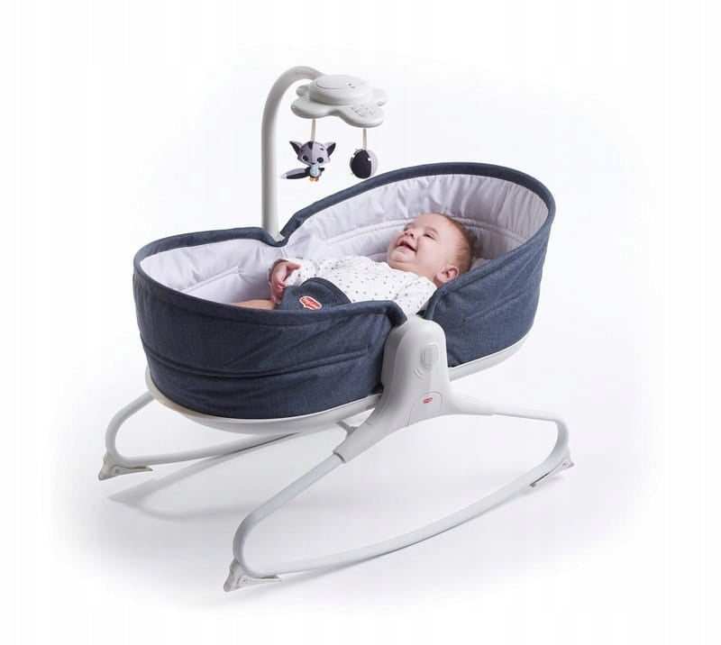 Tiny Love Multifunctional rocker lounger with 3in1 chair function - Denim