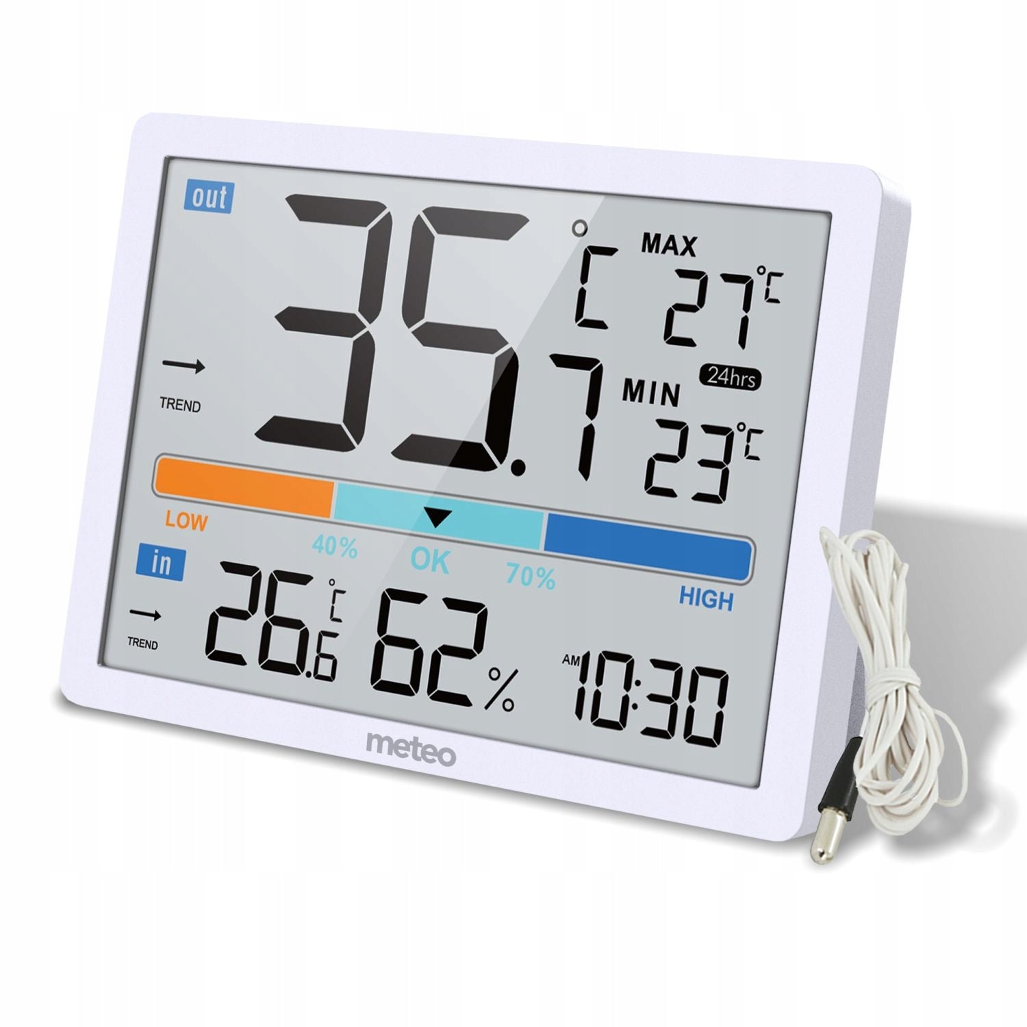 Tiny weather station with sensor on 1,5m METEO SP109 cable Brand Meteo