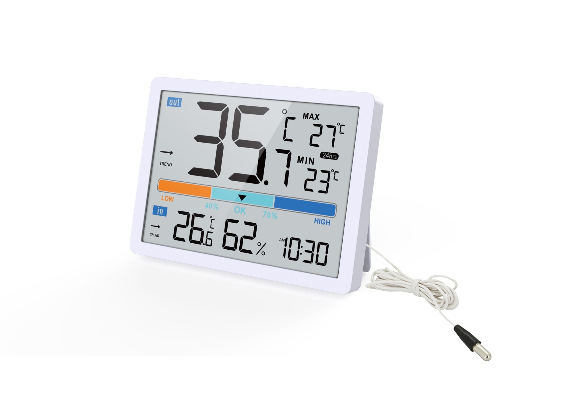 Tiny weather station with sensor on 1,5m METEO SP109 cable
