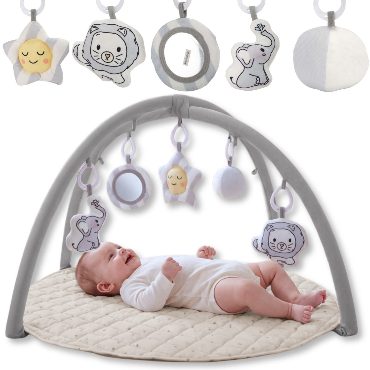 TinyMini Interactive Baby Sensory Folding Educational Mat