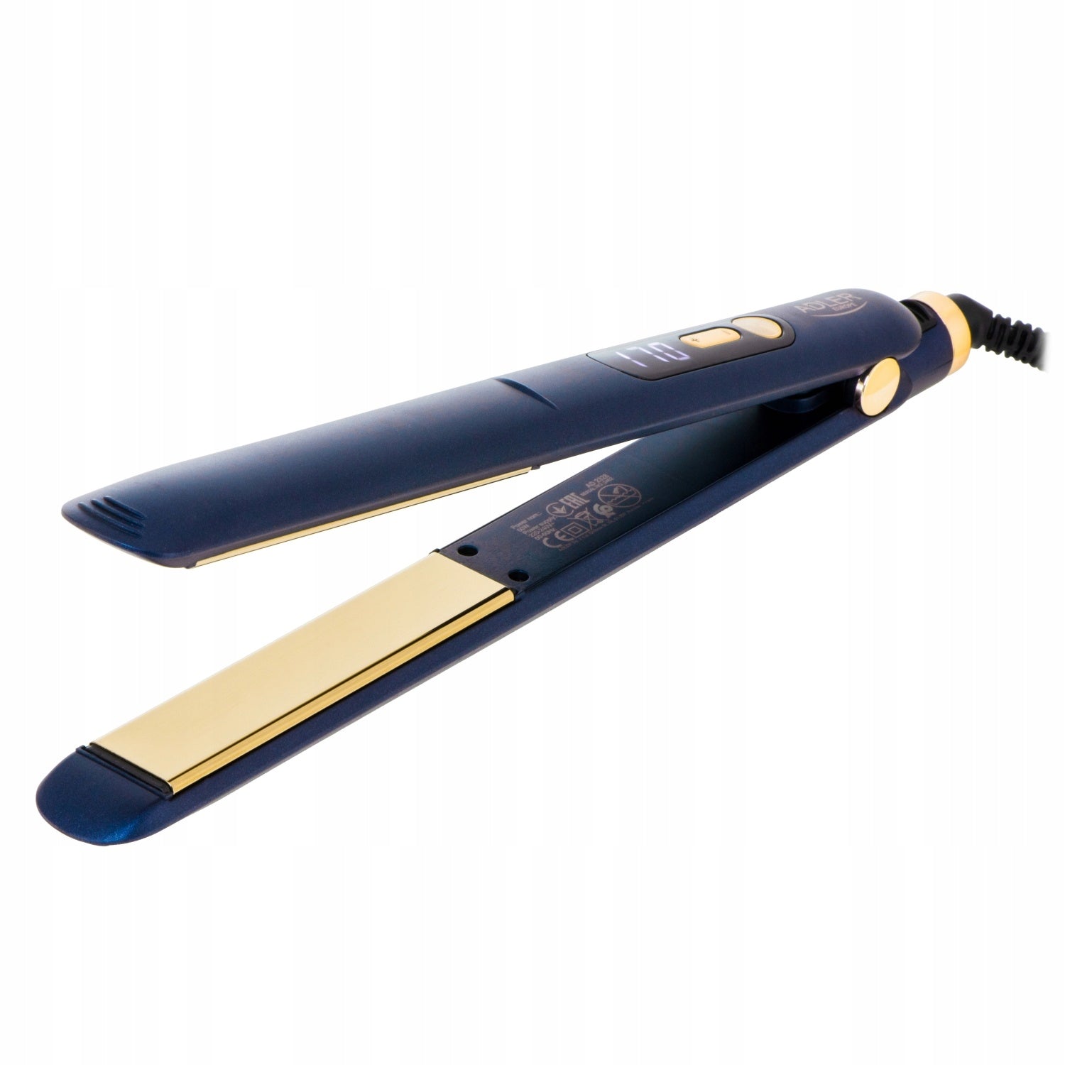 Titanium Hair Straightener LED Fast Heating Adjustable up to 230C Packaging status original