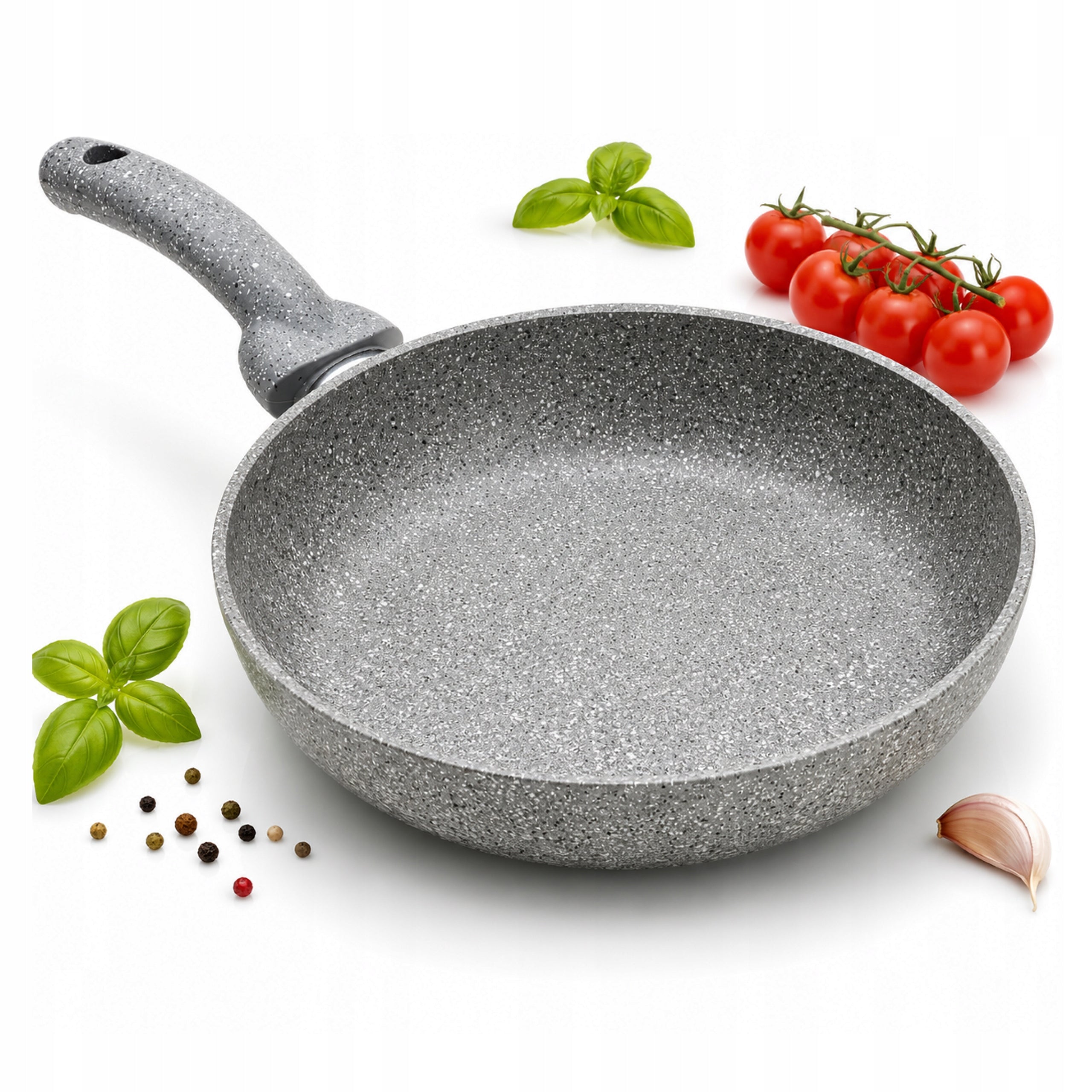 Titanium Stone Pan 32 cm Induction Italian Di Pietra