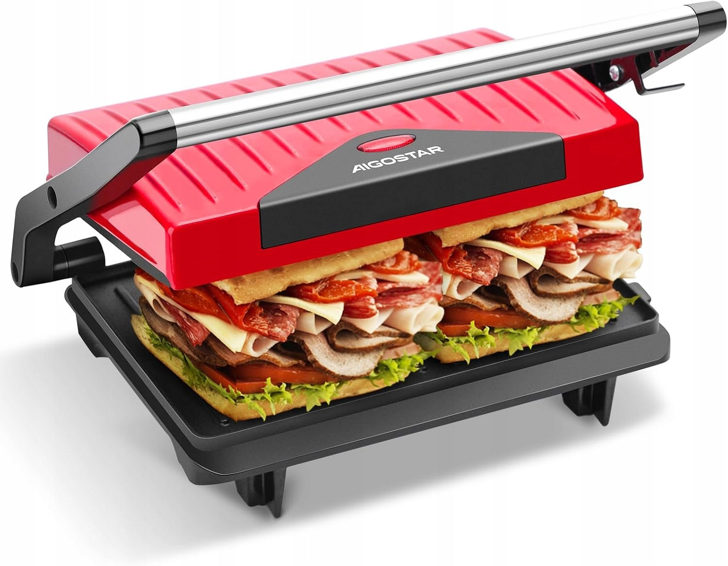 Toaster Aigostar Warme red 700 W