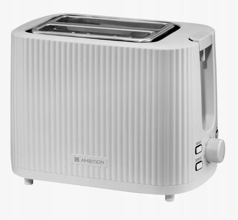 Toaster Ambition CURLY silver/grey 930 W