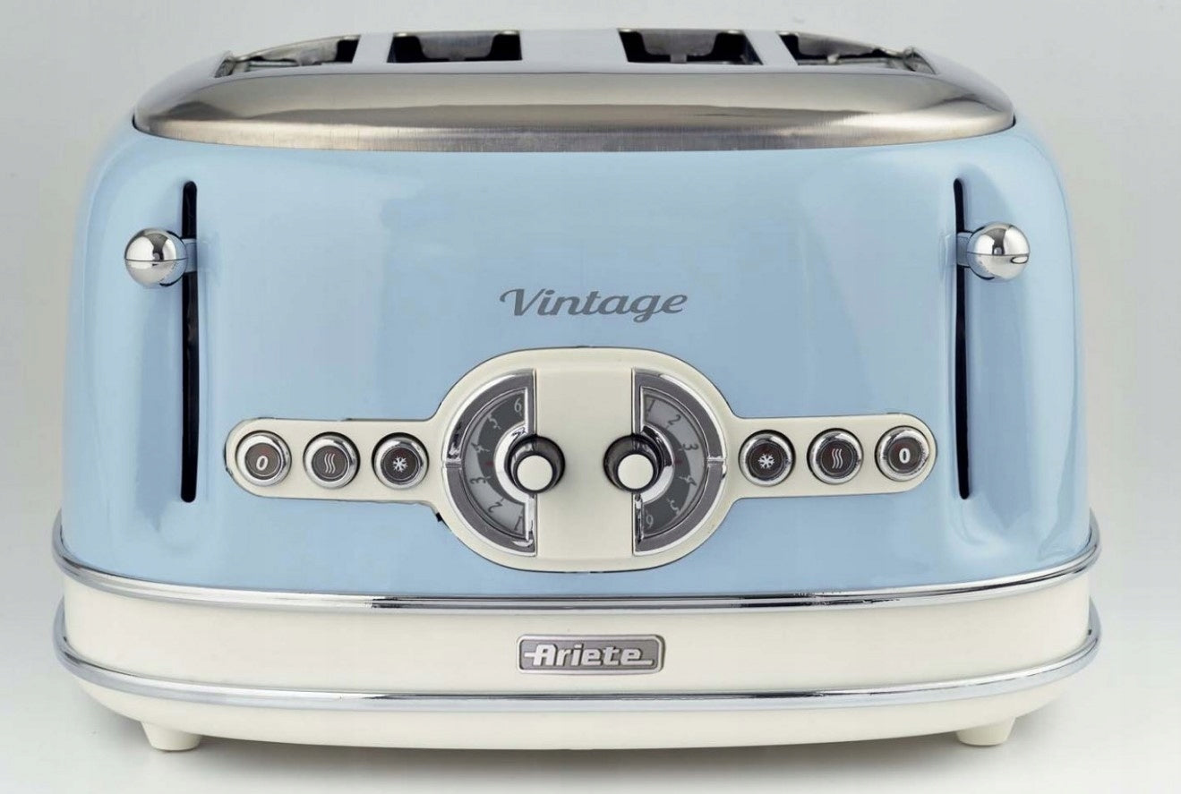Toaster Ariete Vintage 156/05 1600 W Blue Power rating 1200 W