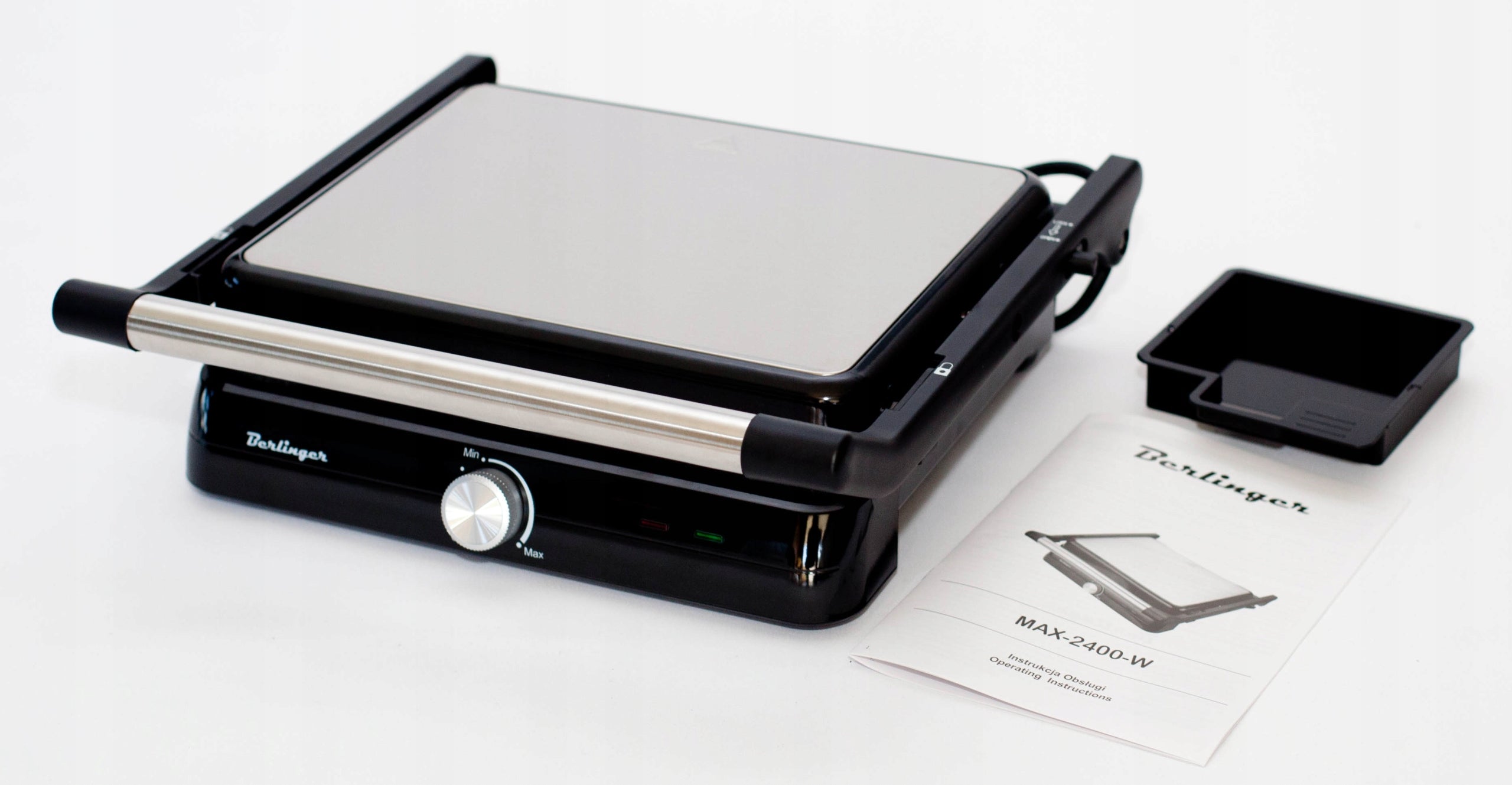 Toaster BERLINGER electric grill| panini toaster | folding 180° 2400W EAN (GTIN) 5903689795777