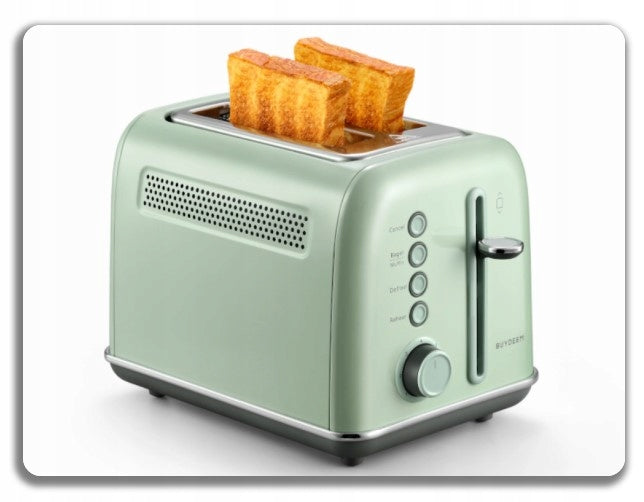 Toaster BUYDEEM DT620E Cozy Greenish 900W 2 Toast Dominant color green