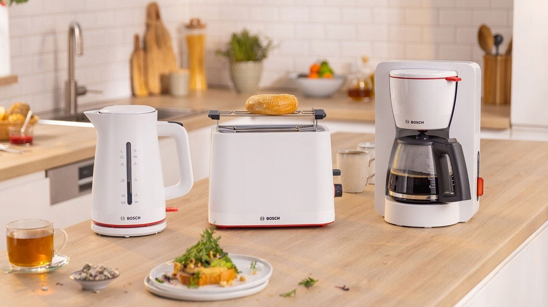 Toaster Bosch MyMoment TAT3M121 950W 2 toast Defrosting White Toaster Power rating 950 W