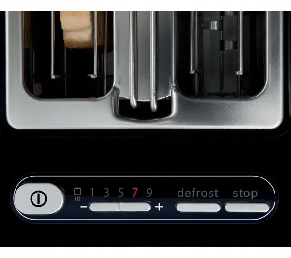 Toaster Bosch Styline TAT8613N for 2 Toast Roll Grate Defrosting 860W Brand Bosch