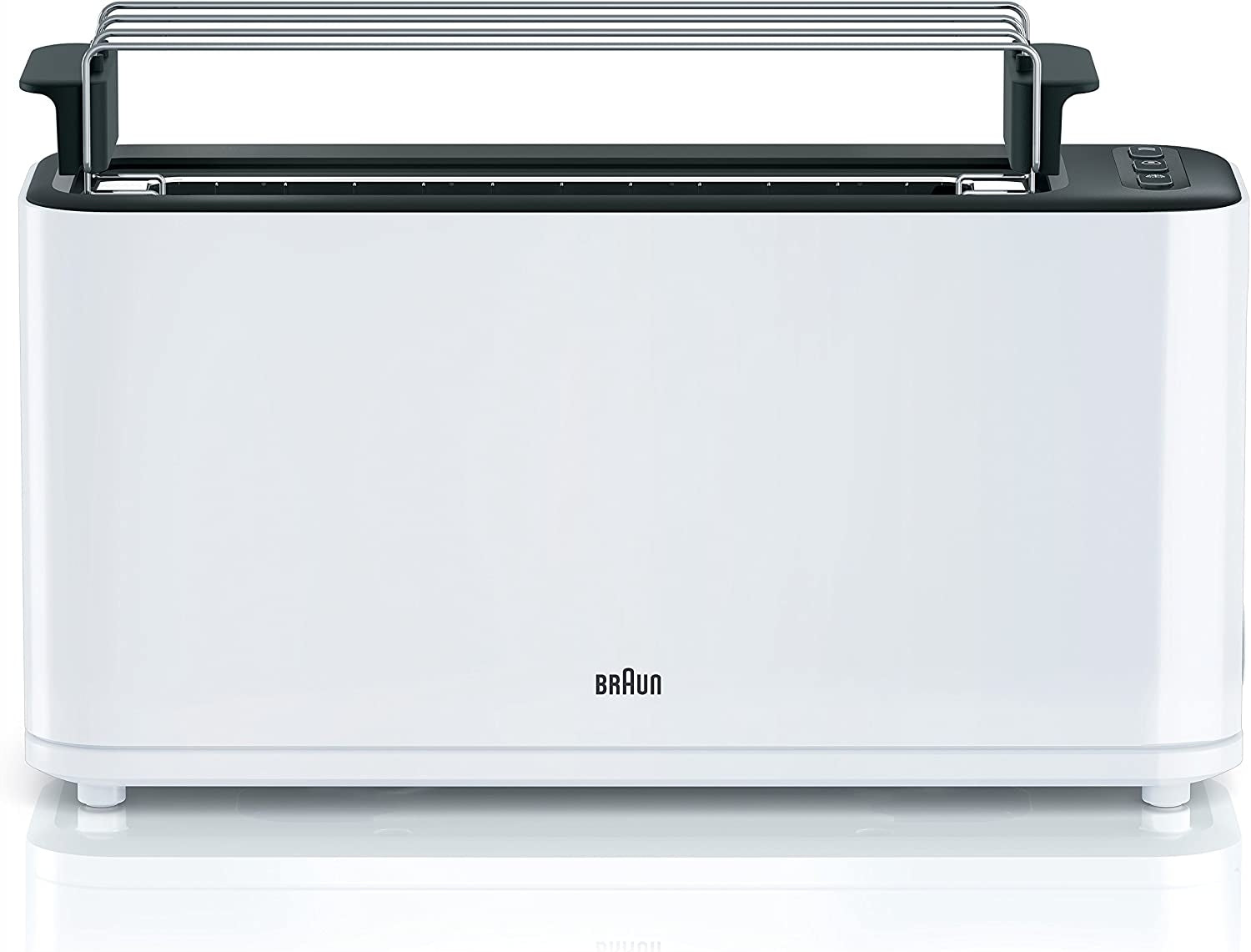 Toaster Braun HT 3110 White white 1000 W Power rating 1000 W