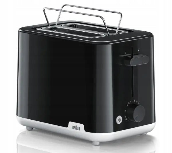 Toaster Braun HT1010.BK 2 Toast 900W Grating Black