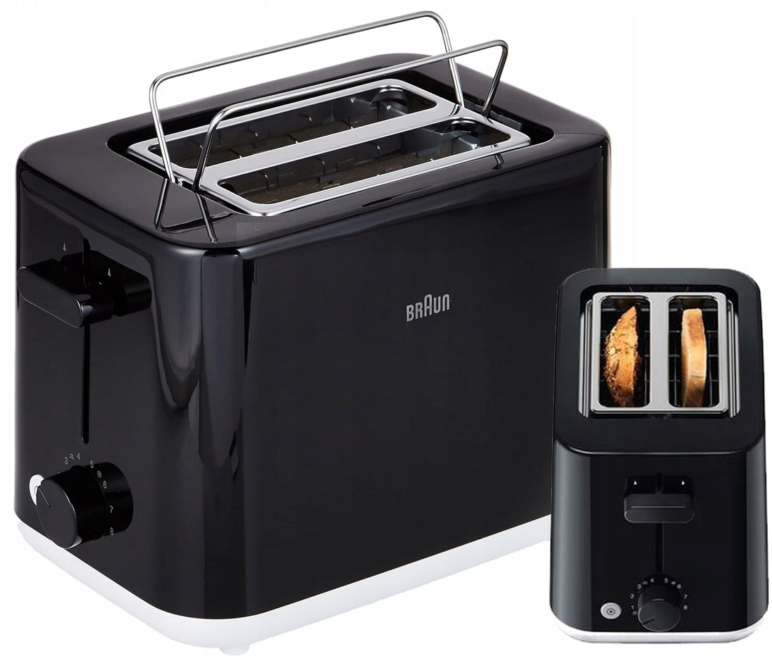 Toaster Braun HT1010BK black 900 W Brand Braun