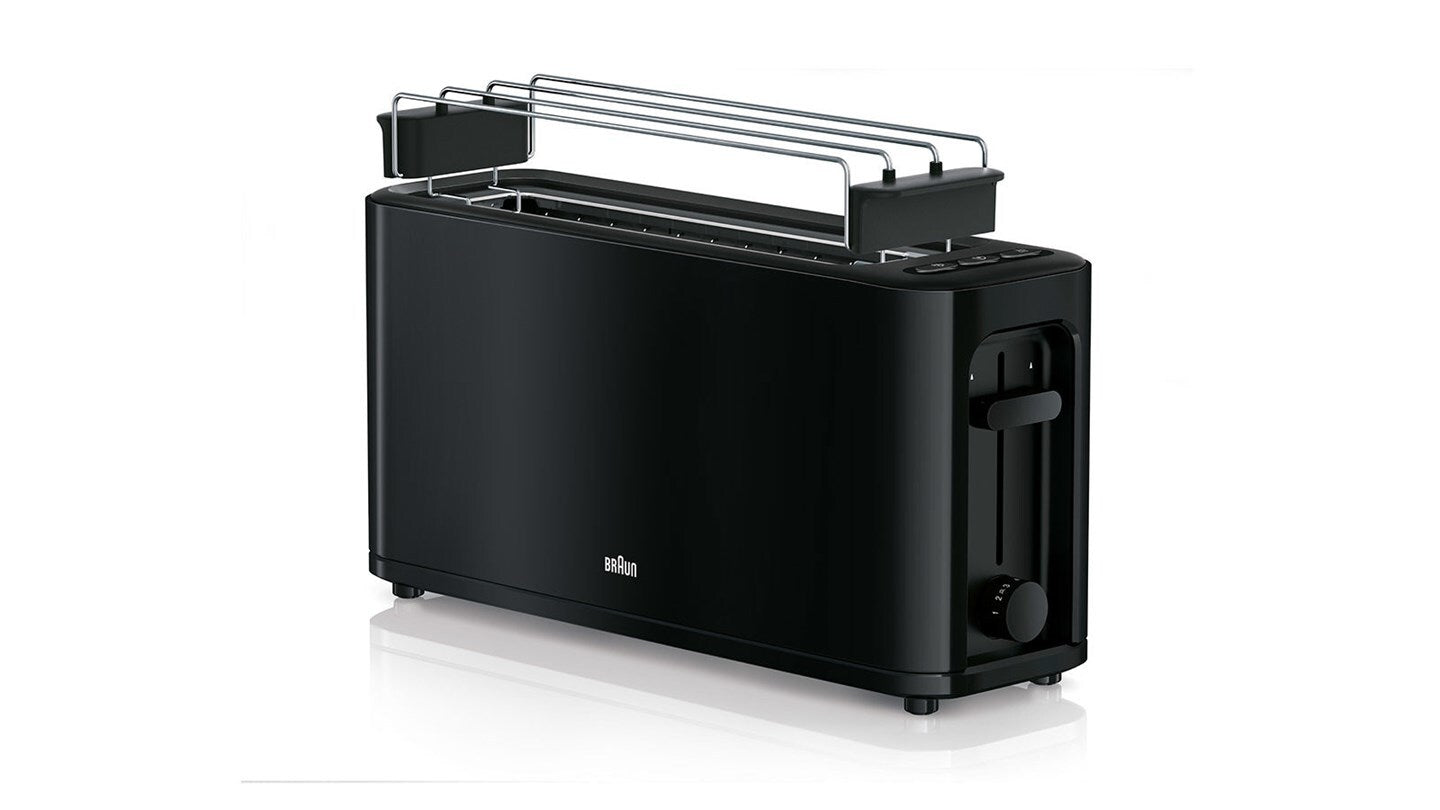 Toaster Braun HT3110BK black 1000 W Dominant color black