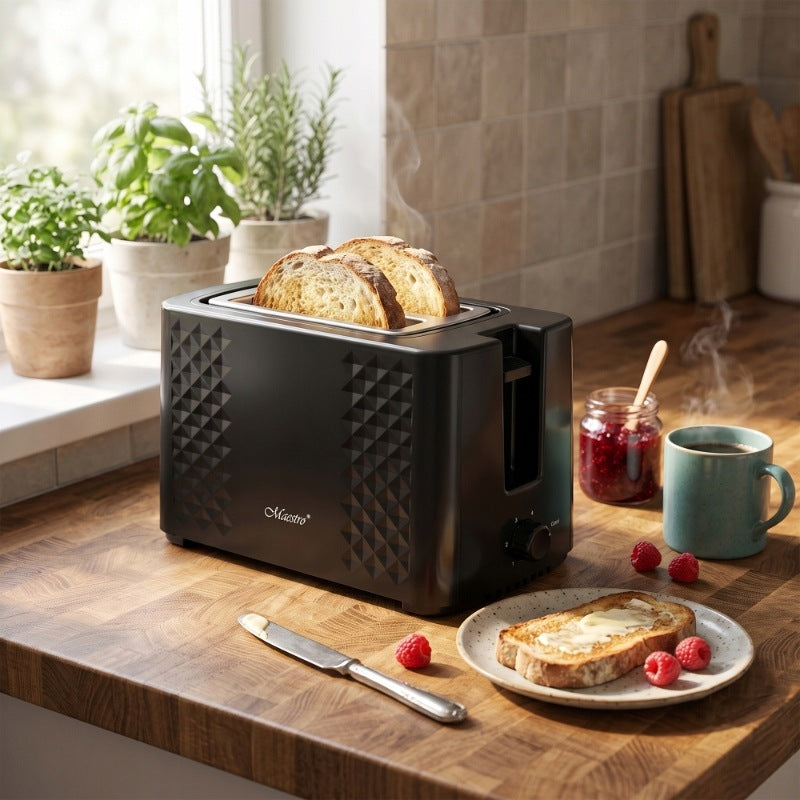 Toaster Bread sandwich maker BLACK 750W | Maestro MR-701 Power rating 750 W