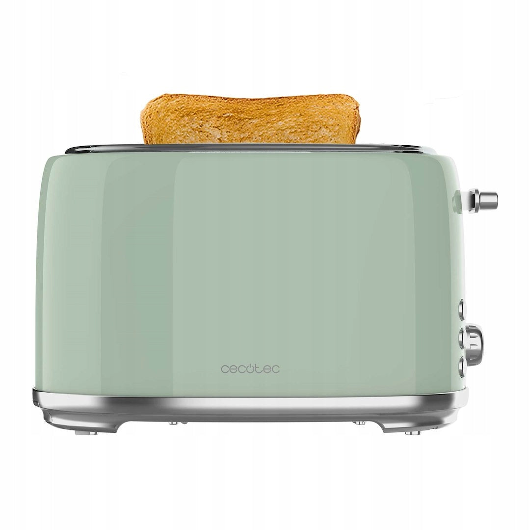 Toaster Cecotec Toast&Taste 1000 Retro Double Green Brand Cecotec