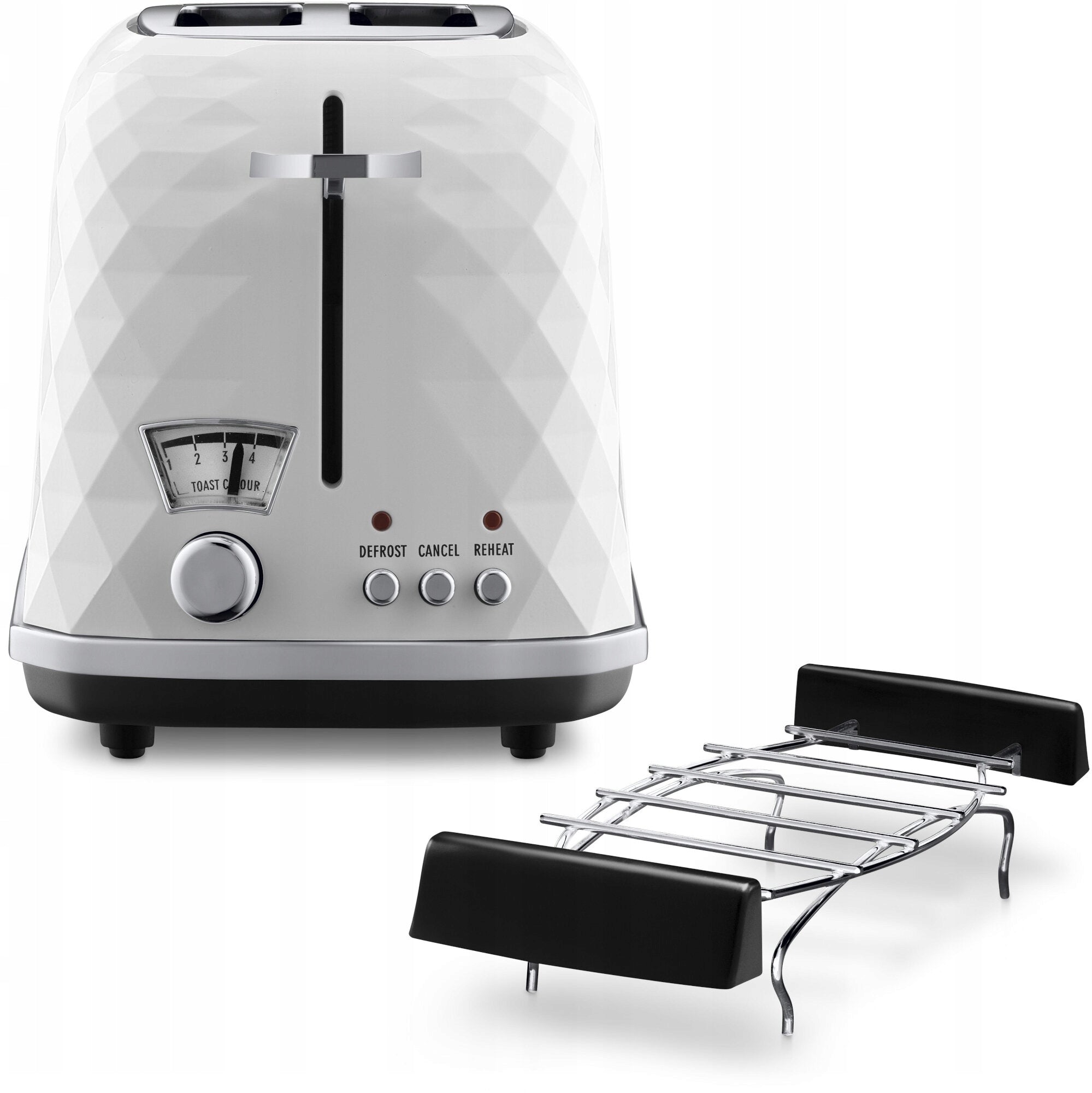 Toaster DELONGHI Brillante CTJ 2103.W Power rating 900 W
