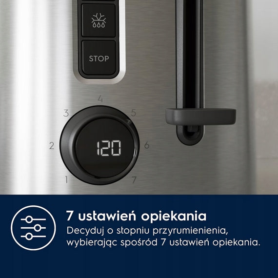 Toaster Electrolux E5T1-4ST Power rating 800 W