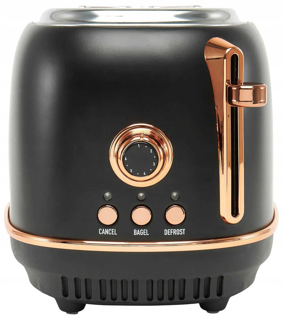 Toaster HADEN Heritage 75059 Black and copper Dominant color black